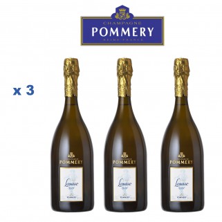 Carton de 3 Champagnes Pommery  Louise 2002 / Notre Selection